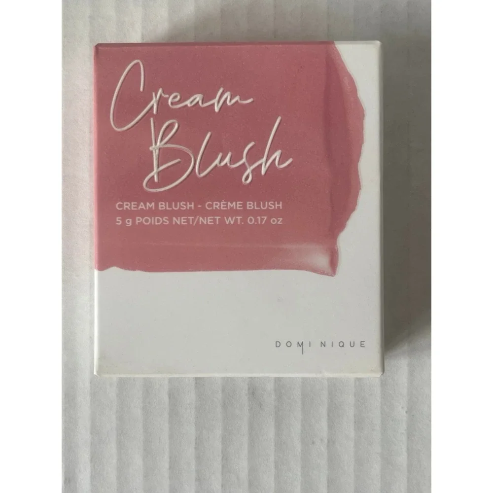 DOMINIQUE COSMETICS Cream Blush Shade *Soft Pink* Full Sz NEW in BOX